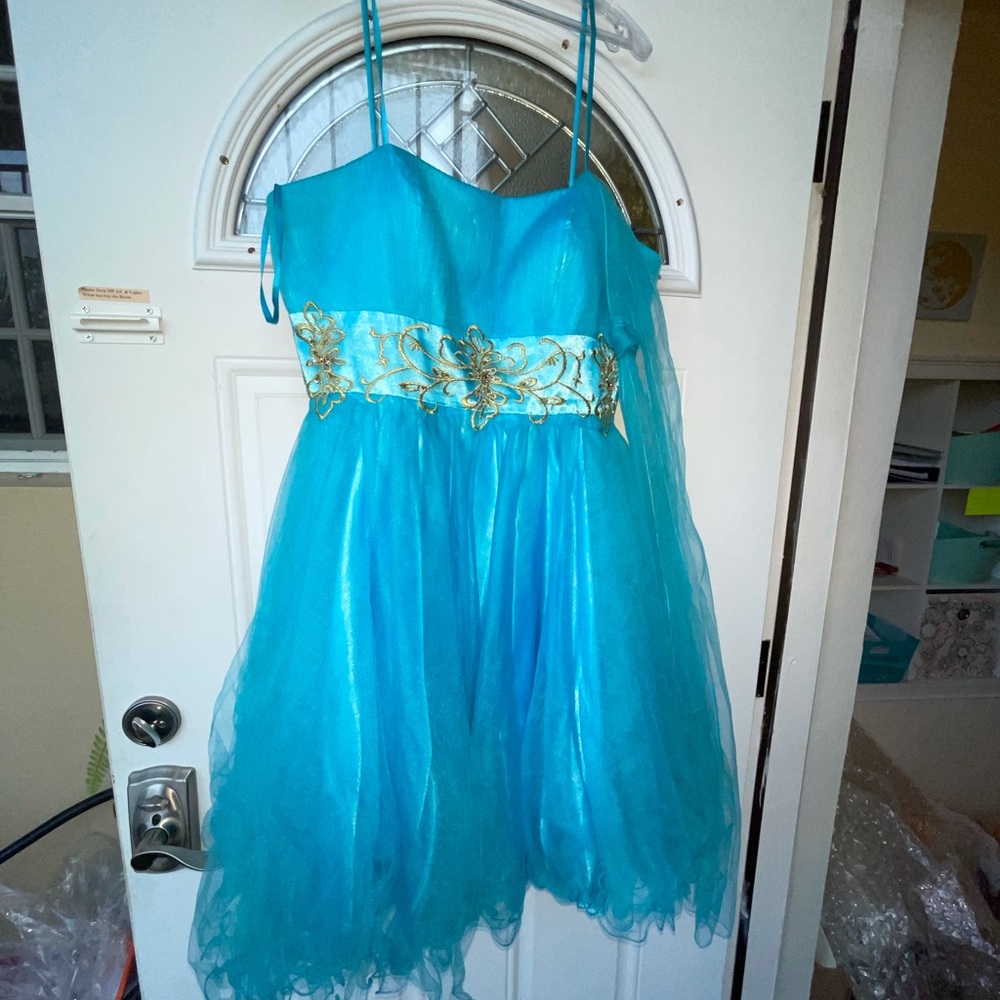 Aqua Blue Dress!